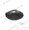 8&quot; Polygonal Plate (Frosted), Matte Black, MF, 202*202*45mm