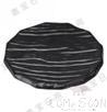 11.5&quot; Polygonal Plate (Frosted), Matte Black, MF, 295*295*35mm