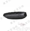 9.8&quot; Boat Plate (Frosted), Matte Black, MF, 250*120*40mm