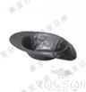11.8&quot; Wide Rimmed Bowl (Frosted), Matte Black, MF, 300*221*74mm