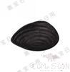 5&quot; Shell Plate (Frosted), Matte Black, MF, 122*100*18mm