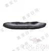 10.2&quot; Long Plate (Frosted), Matte Black, MF, 260*80*20mm