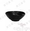9&quot; Irregular Thread Bowl, Matte Black, MF, 235*235*86mm