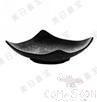 10&quot; Square Sauce Plate, Matte Black, MF, 252*252*74mm