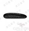 11.6&quot; Crescent Plate, Matte Black, MF, 295*120*27mm