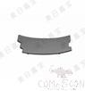 15.4&quot; Bamboo Plate, Matte Black, MF, 392*318*54mm