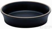 9.3&quot; Steel Basin, Matte Black Yellow Border, MF, 237*237*52mm
