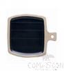 7.6&quot; Pizza Chopping Board, Frosted White Dark Coffee Point, MF, 194*145*12mm