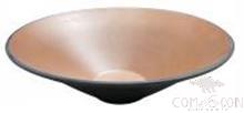 10&quot;&quot; Round Pointed Bottom Soup Plate, Black Brown, MF, 260*77mm