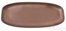 14&quot; &quot; Rectangular Plate, Black Brown, MF, 360*147*28mm