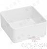 6&quot; Square Plate, Porcelain White, MF, L150*W150*H65mm