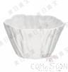9&quot; Ruffled Deep Bowl, Porcelain White, MF, L228.6*W228.8*H126.3mm