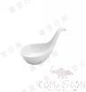 Spoon Shaped Condiment Bowl, Porcelain White, MF,  L92.5*W54.2*H56.6mm