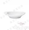5.9&quot; Yuanbao Shaped Small Plate, Porcelain White, MF, L149*W87*H34mm