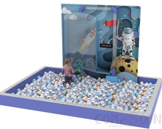Wall Ocean Ball Catching Machine,244*244cm