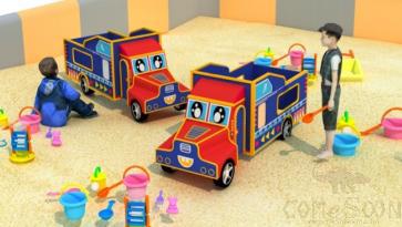 Sand Pool Power Car,182*72*86.5cm