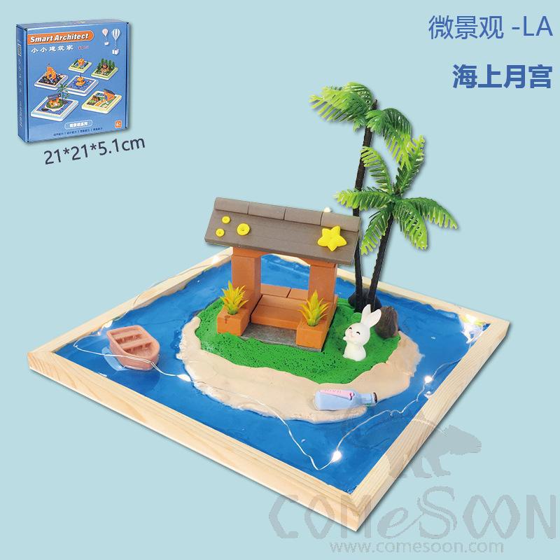 Micro-Landscape La- Moon Palace On The Sea