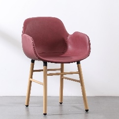 Chair, PU+transfer leg iron leg
, 53*53.5*79.5*44.5cm 