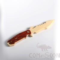 Qing Gang Dagger-Maple Red Pear L253*W47*H18mm