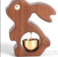 Nerdy Rabbit Doorbell-Small-Maple L76*W85*H27mm