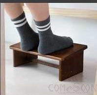 Knowing Footrest-0.4M-Pine Walnut L400*W250*H150mm
