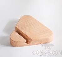Cheese Cell Phone Holder-Beech L105.6*W115.6*H20mm