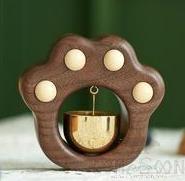 Cat'S Paw Doorbell Upgrade-Walnut L75*W80*H35mm