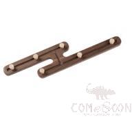 Cloud And Moon Character Hanging Shelf-0.6M-Walnut L600*W130*H25mm