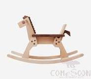 Knight'S Wooden Horse-Maple L930*W330*H600mm