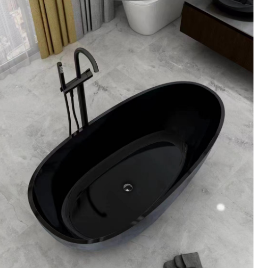Refined Alumina Stone Bathtub, L170*W82*H56cm