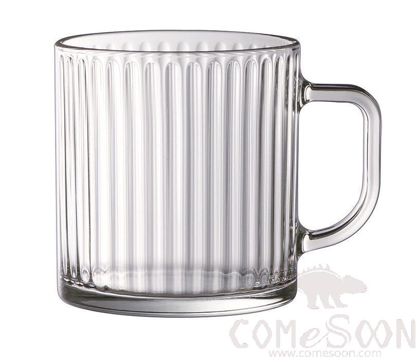 ARC Vichy Tempered Handle Cup 500ml Stripe
