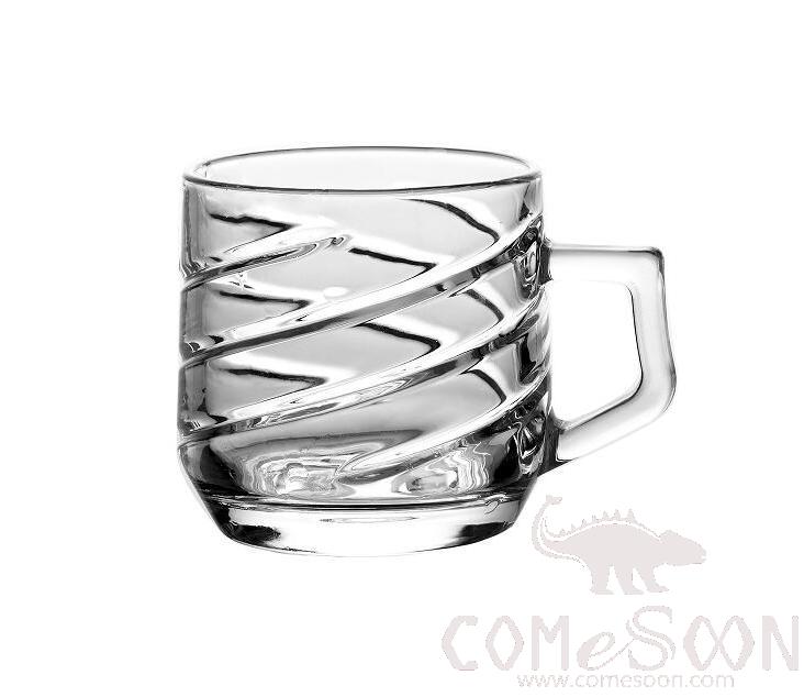 205ml Spiral Glass