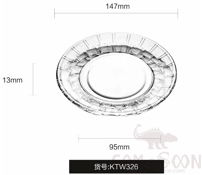 14.7CM Great Wall Coffee Saucer
