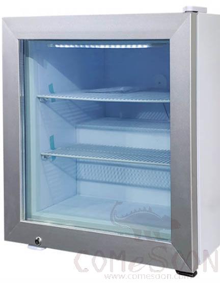 55L Display Ice Cream Freezer, White, L595*W555*H623mm, 155W, -18~-25℃