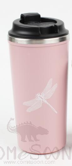 SS Coffee Cup 500ml Pink