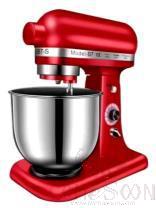 Commercial 7L Fresh Milk Mixer, 800W, Red