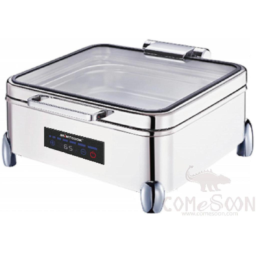 2/3 Square Hydraulic Chafing Dish W/ Digital Display and Temperature Control (Low Leg)