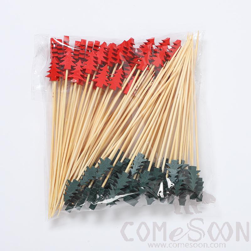 Bamboo Fruit Cocktail Skewers，L12cm