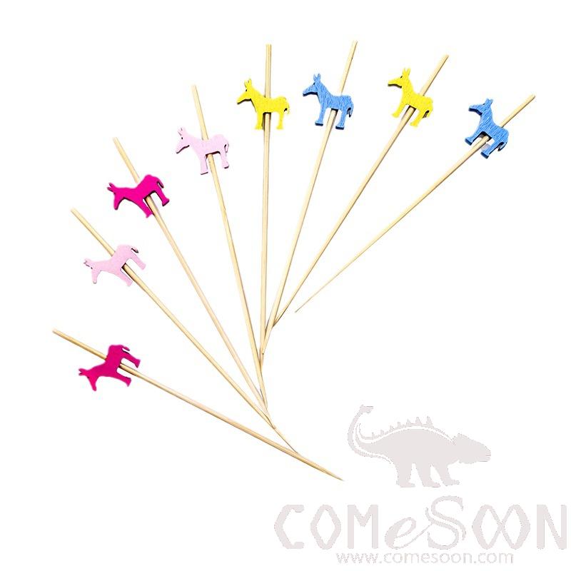 Bamboo Fruit Cocktail Skewers，L12cm