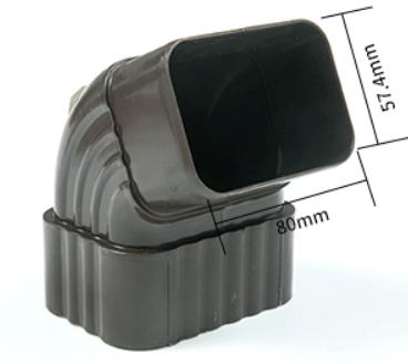 Flume 135 degree elbow (positive bend)