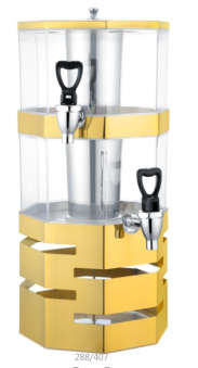 JVD-4 Series-Golden Dual Juice Dispenser-4L*2