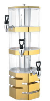 JVT-4 Series-Golden 3 Head Juice Dispenser-4L*3