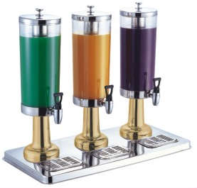 JVT Series-Columnar 3 Head Juice Dispenser