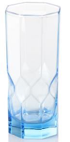 ARC Series Straight Glass Water Cup 28cl Ice blue