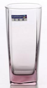 ARC Series Straight Glass Water Cup 33cl pink