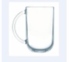 ARC Series Glass Hand Cup 32cl