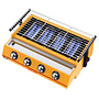 Spray-Painted Four-Head Glass Blue Diamond Roaster