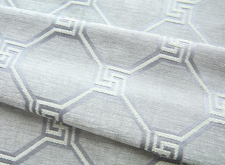 Chenille jacquard curtain fabric