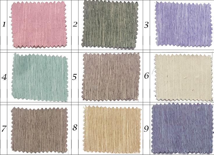 Cotton Slub Curtain Fabric