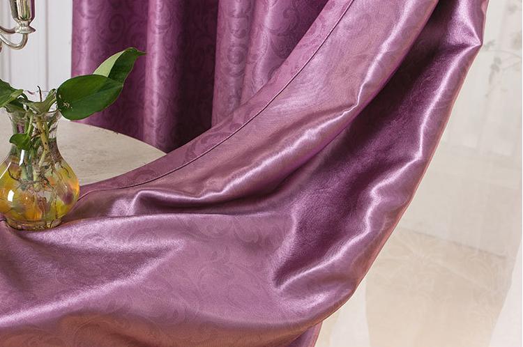 Embossed suede curtain fabric